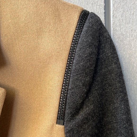 JUDITH & CHARLES two-tone cashmere wool blazer, size 4 - Picture 4 of 13